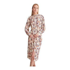 MOTF PREMIUM PAISLEY PRINT SHIRT DRESS